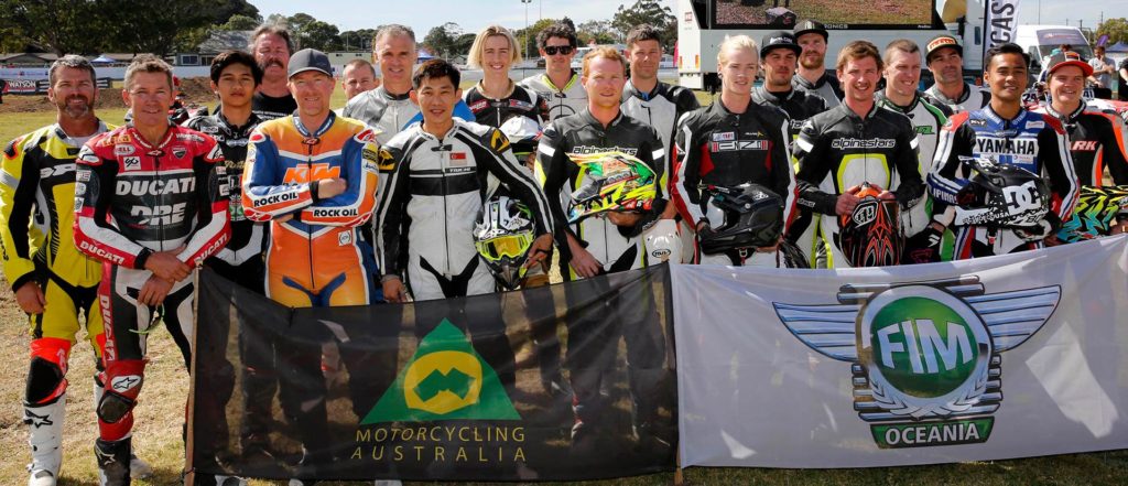 FIM Oceania rider lineup - credit Darren Pateman