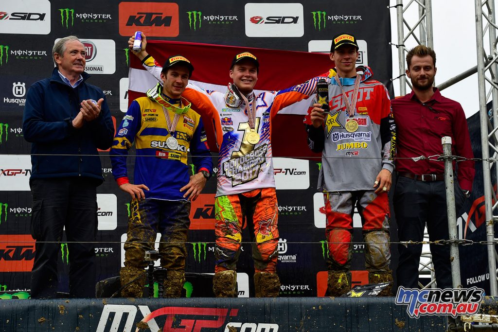 The MX2 top three in France