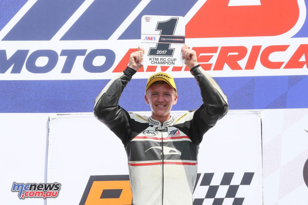 Benjamin Smith took the KTM RC Cup Championship title