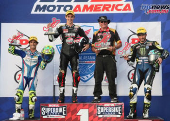 Scholtz made history taking the Superbike win in Race 2 on his Superstock machine