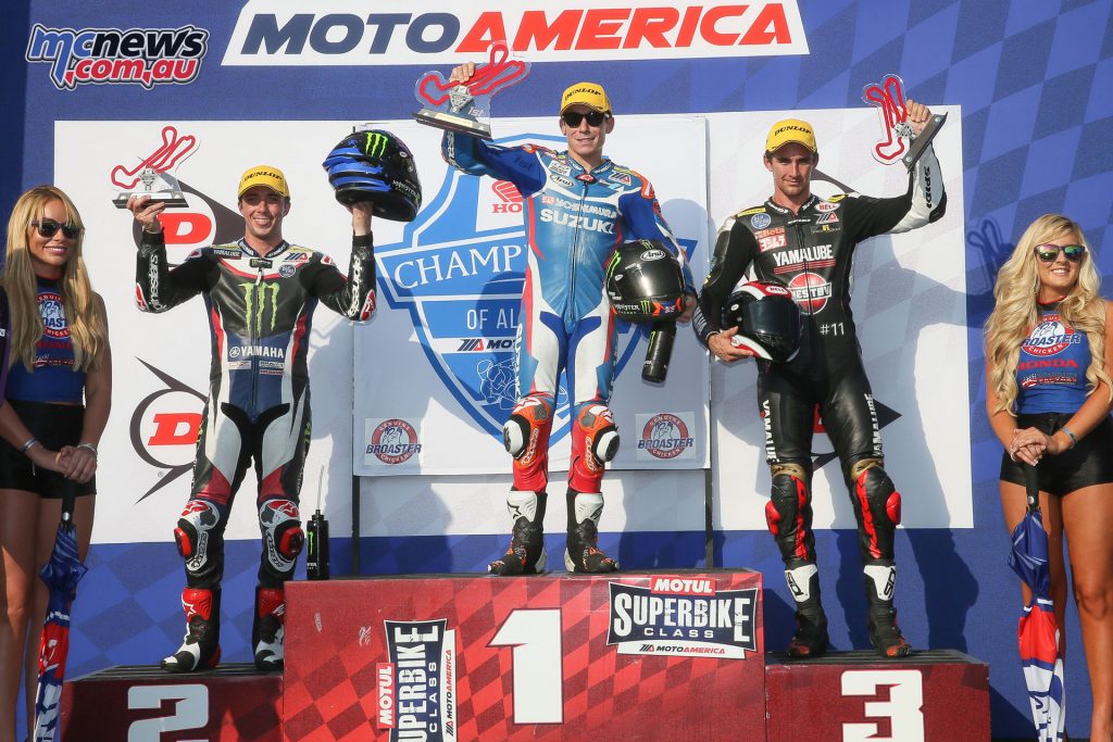 Hayden topped the R1 Superbike Podium