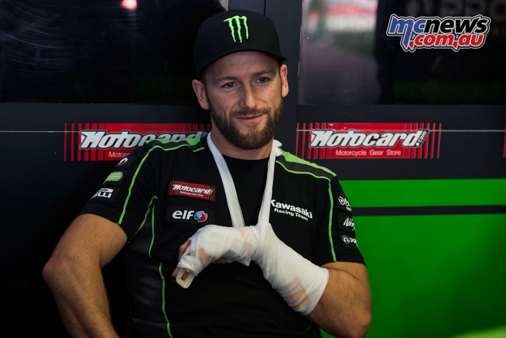 Tom Sykes suffered a finger injury