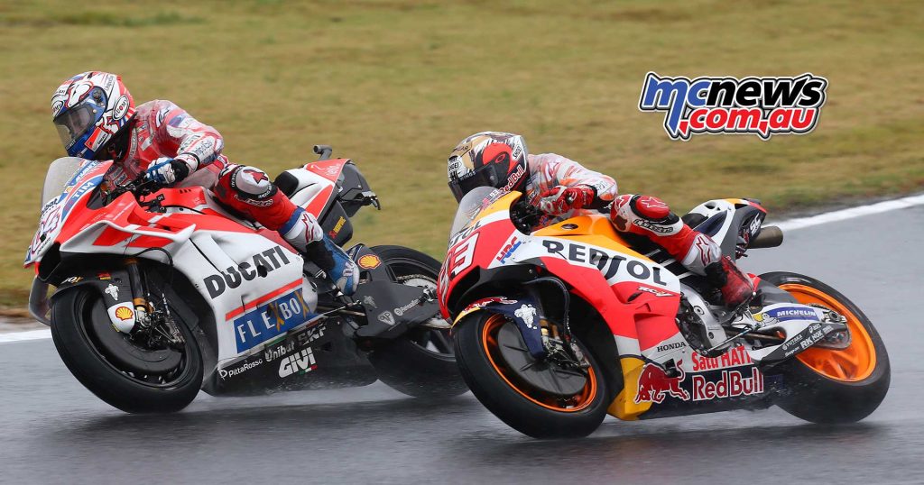 Andrea Dovizioso and Marc Marquez - Image by AJRN