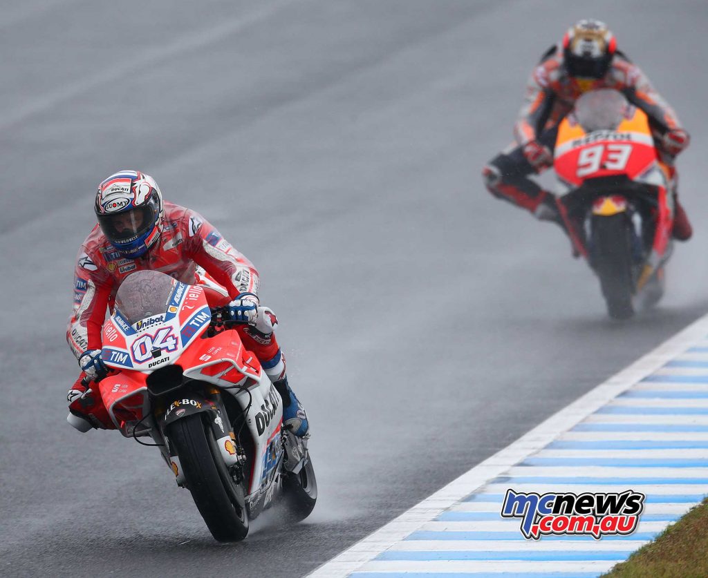 Andrea Dovizioso and Marc Marquez - Image by AJRN