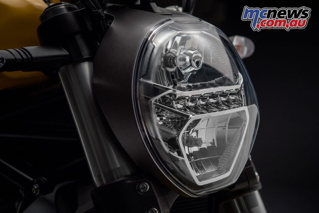 A new headlight is also featured