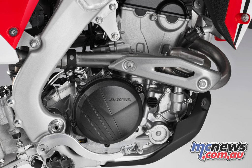 The 2018 CRF250R powerplant offers