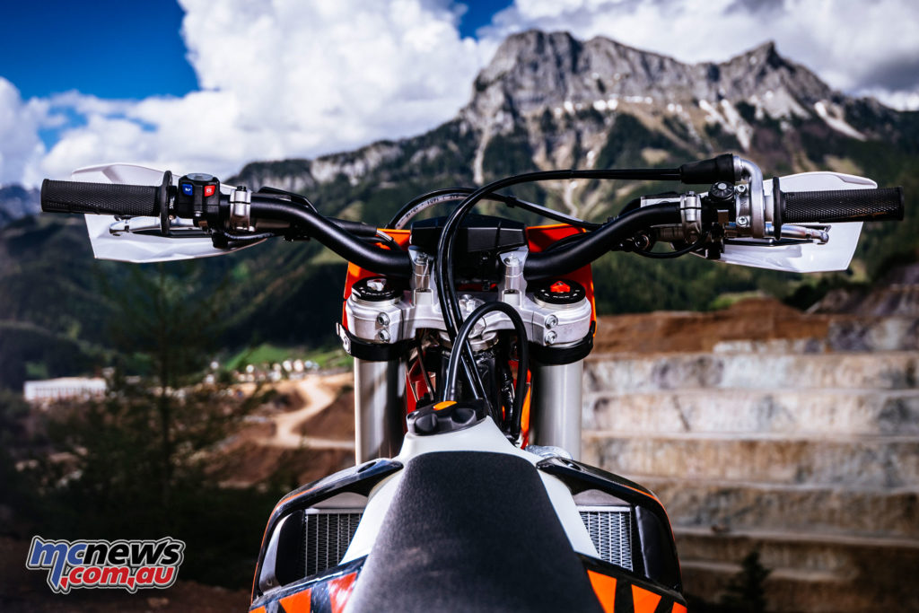 Jumping on a KTM these days you feel right at home when it comes to ergonomics