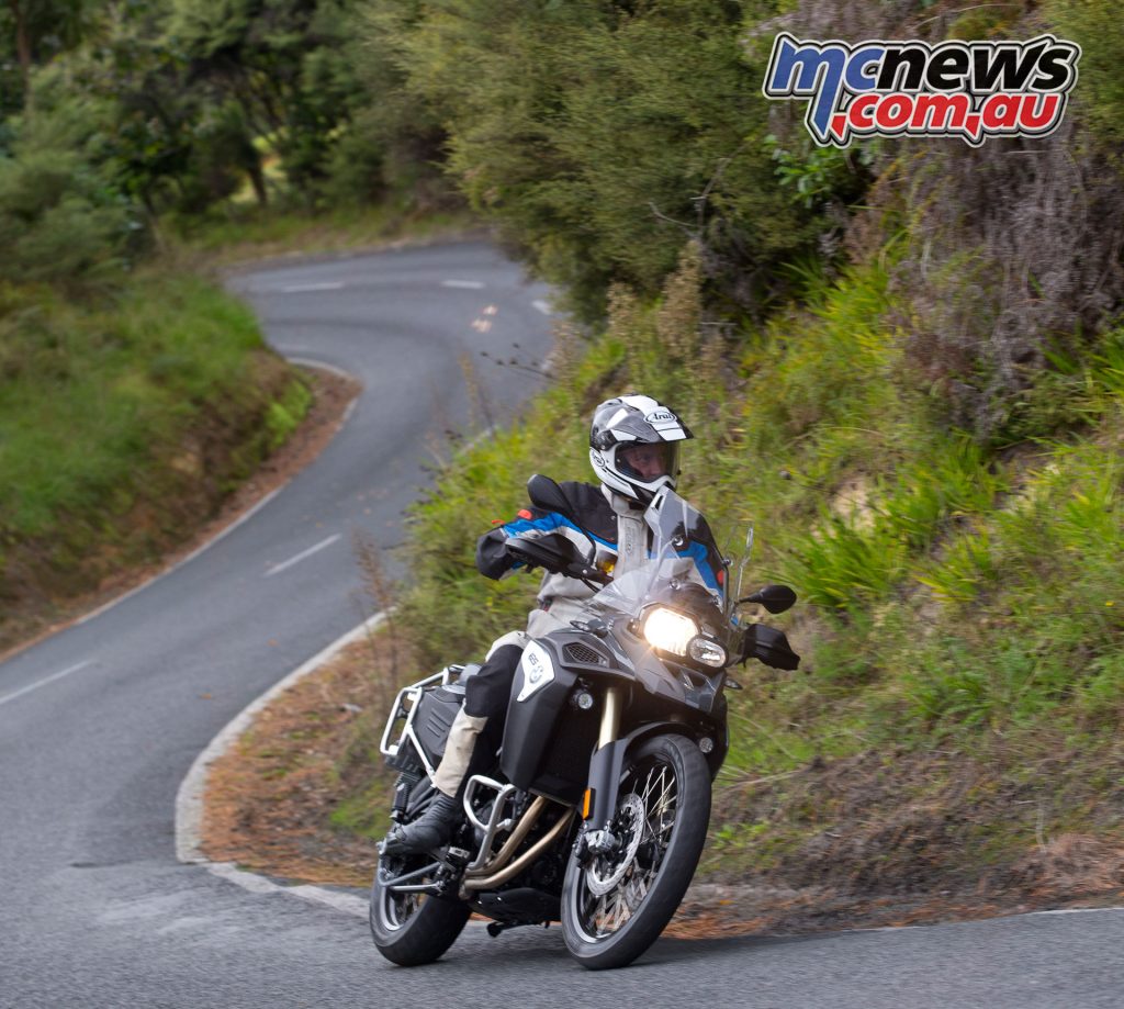 The F 800 GS Adventure feels right immediately, with a good seat to pegs to bar ratio