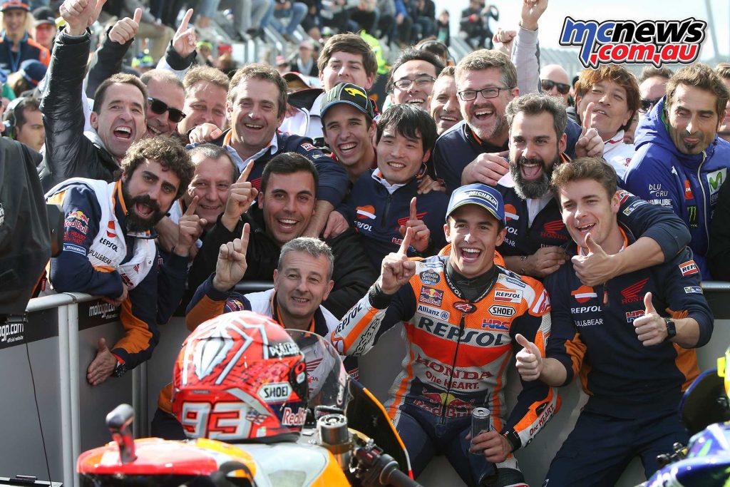 Marc Marquez now holds a commanding 33-point lead over Andrea Dovizioso.