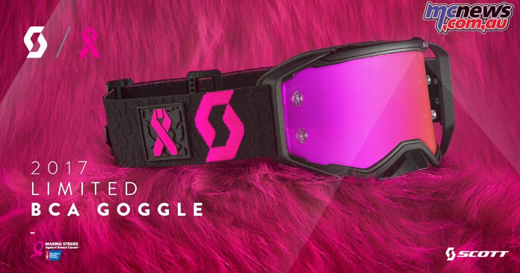 $10,000 from the sales of the Goggle will also be donated to the Making Strides Against Breast Cancer foundation