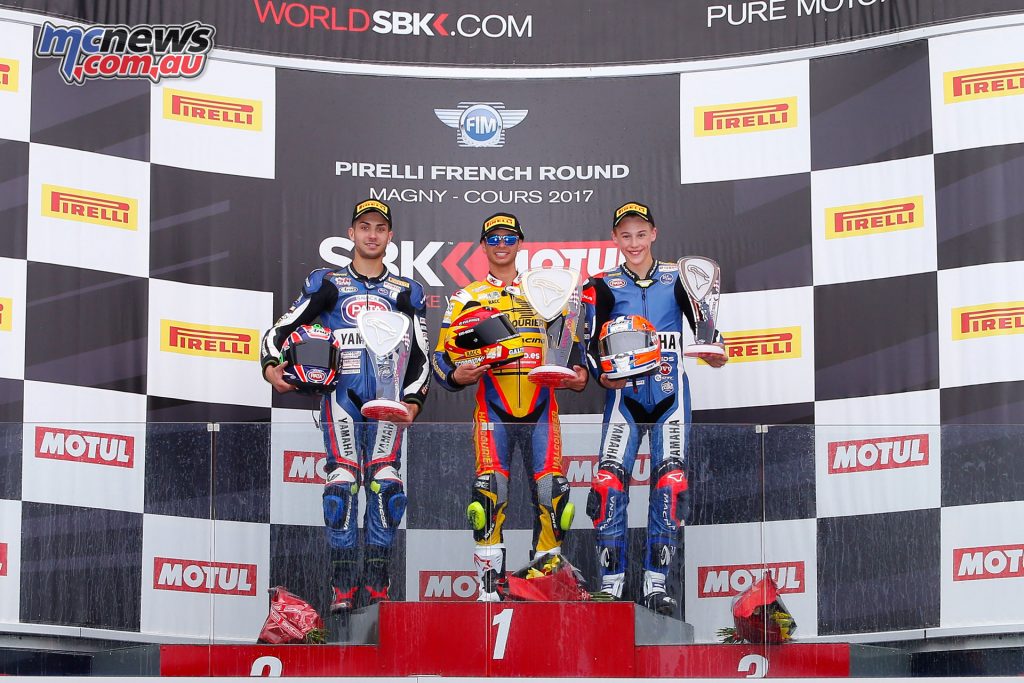 WSSP300 Podium - Magny-Cours