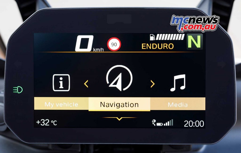 Connectivity - the multifunctional instrument cluster with a 6.5 inch full-colour TFT display and numerous features available as optional equipment ex works.