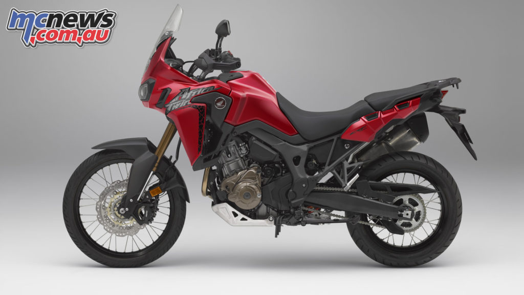 The 2018 Honda CRF1000L Africa Twin DCT and MT also include self canceling indicators and Emergency Stop Signal function