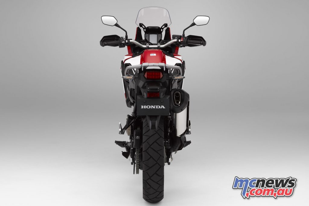 The 2018 Honda CRF1000L Africa Twin DCT and MT also include self canceling indicators and Emergency Stop Signal function