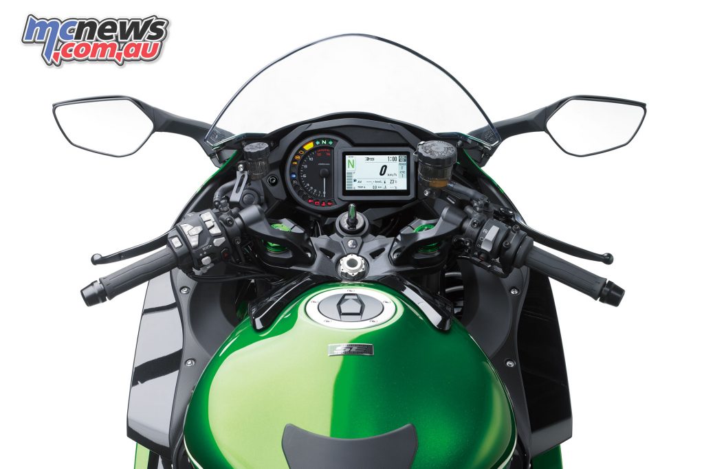 The Ninja H2 SX and SE offer a more relaxed touring friendly ergonomic package