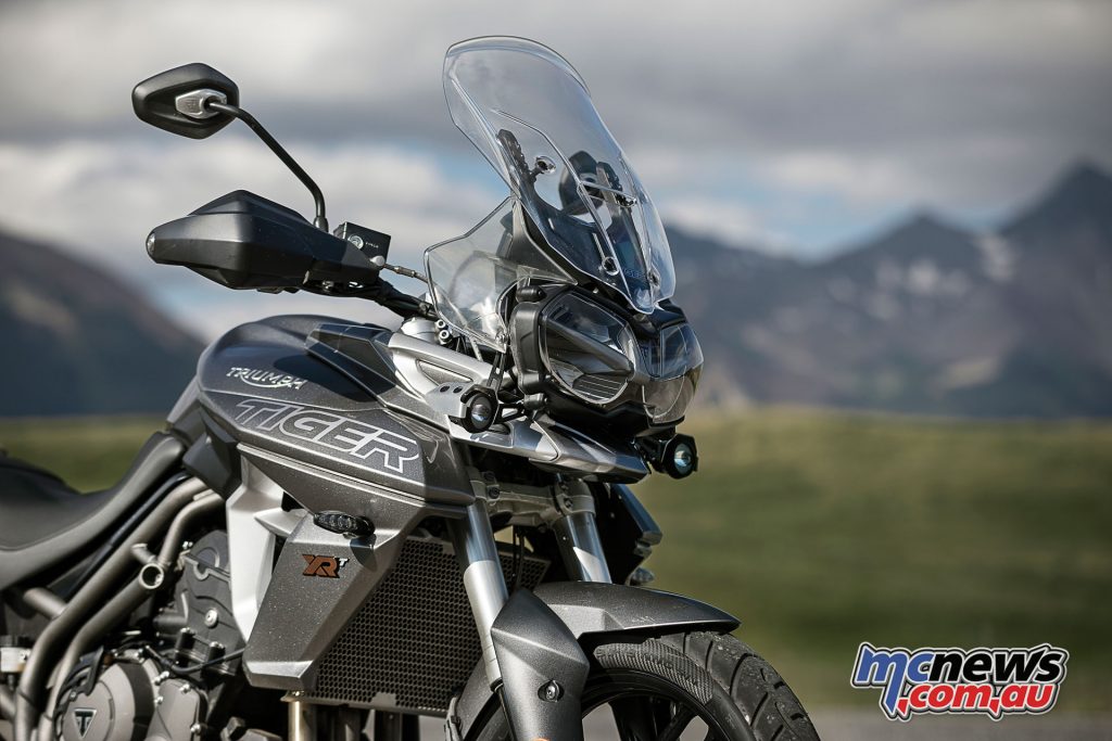 New styling sets the 2018 Tiger 800 apart while retaining the Tiger silhouette 