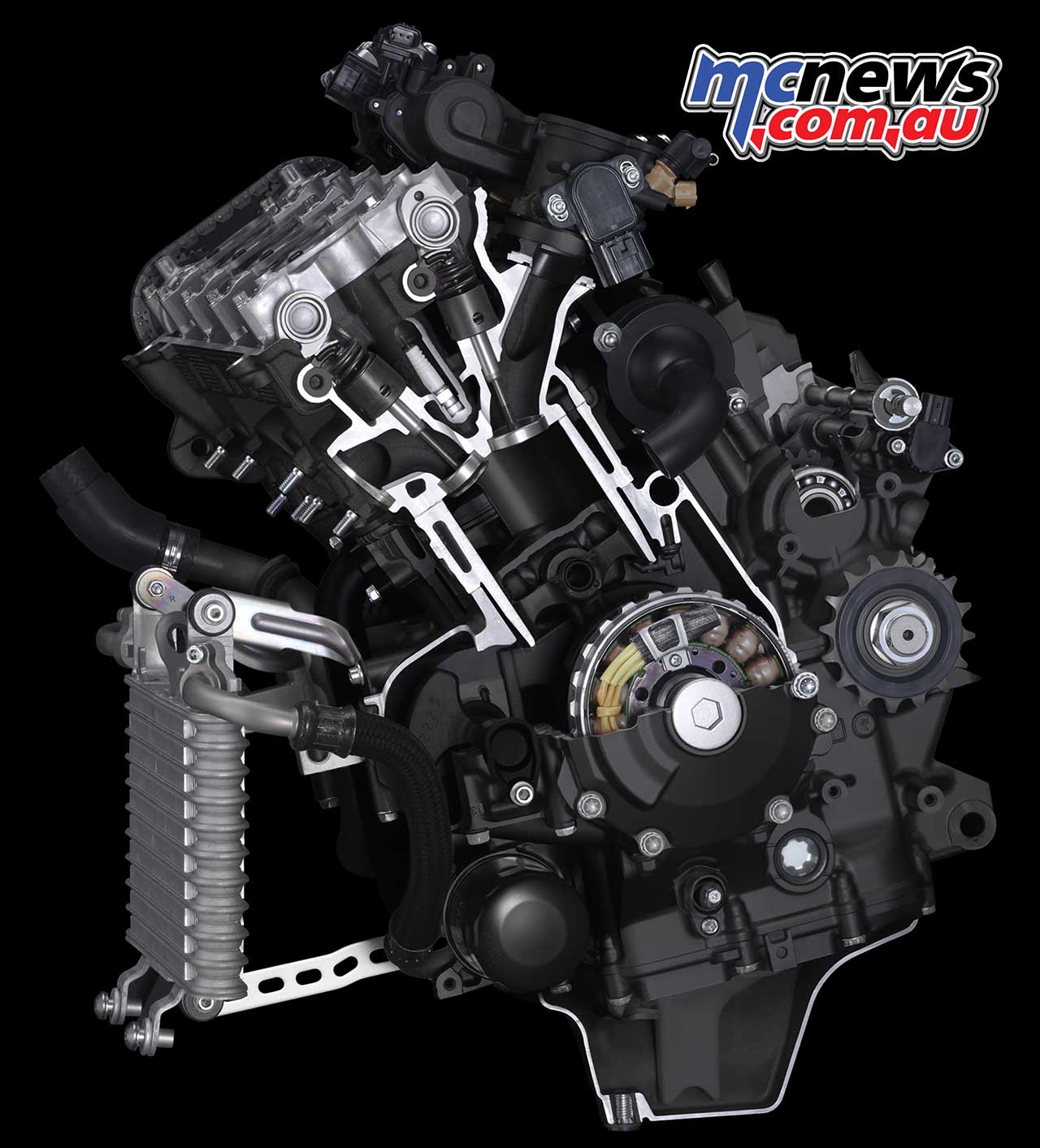 18 Yamaha Yzf R1m New Suspension Tech Mcnews