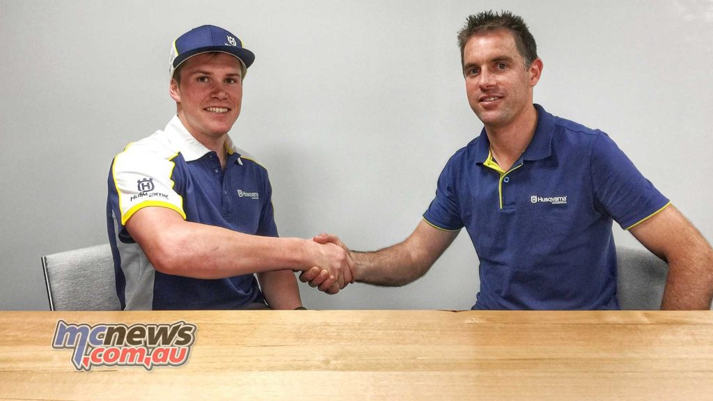 Daniel Sanders signs on with Christian Harwood and Husqvarna for 2018