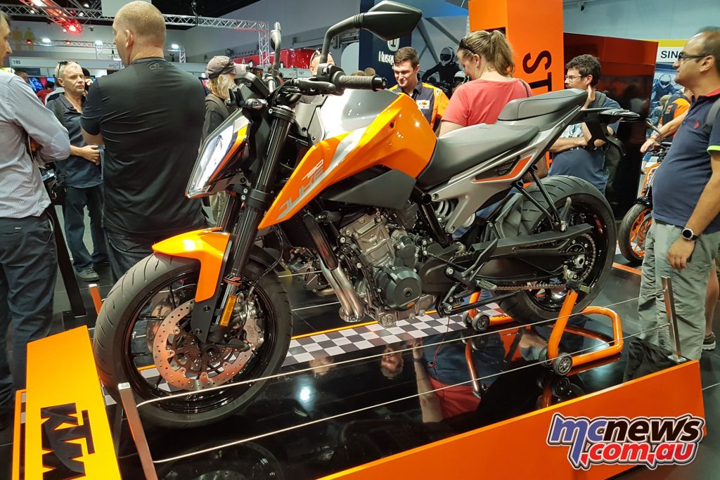 The KTM 790 Duke was a big unveil from the brand, alongside the 2018 Two-Stroke TPI range