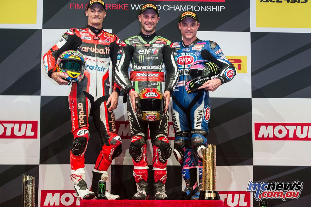 Rea makes Qatar a double, with Davies and Lowes joining him on the Race 2 Podium