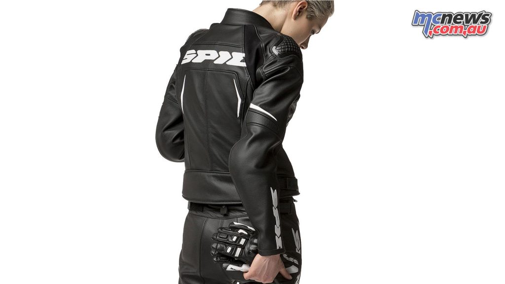 Spidi EvoRider Leather Ladies Jacket - Black/White