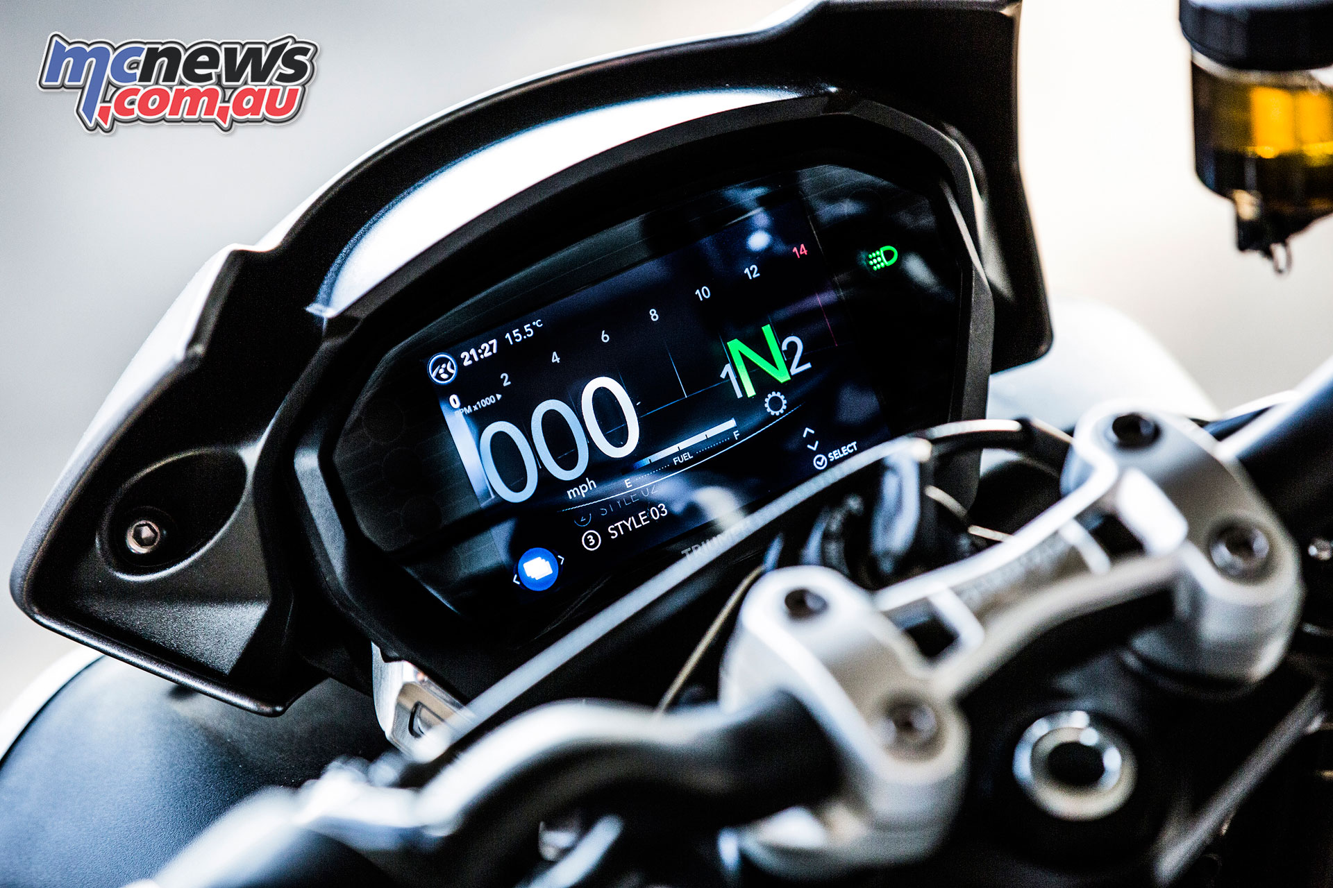 triumph street triple tft display free sample