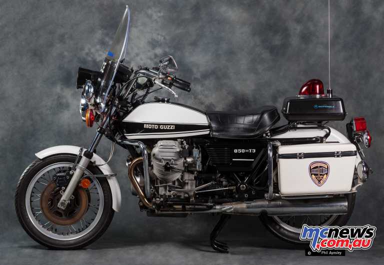 moto guzzi california police bike