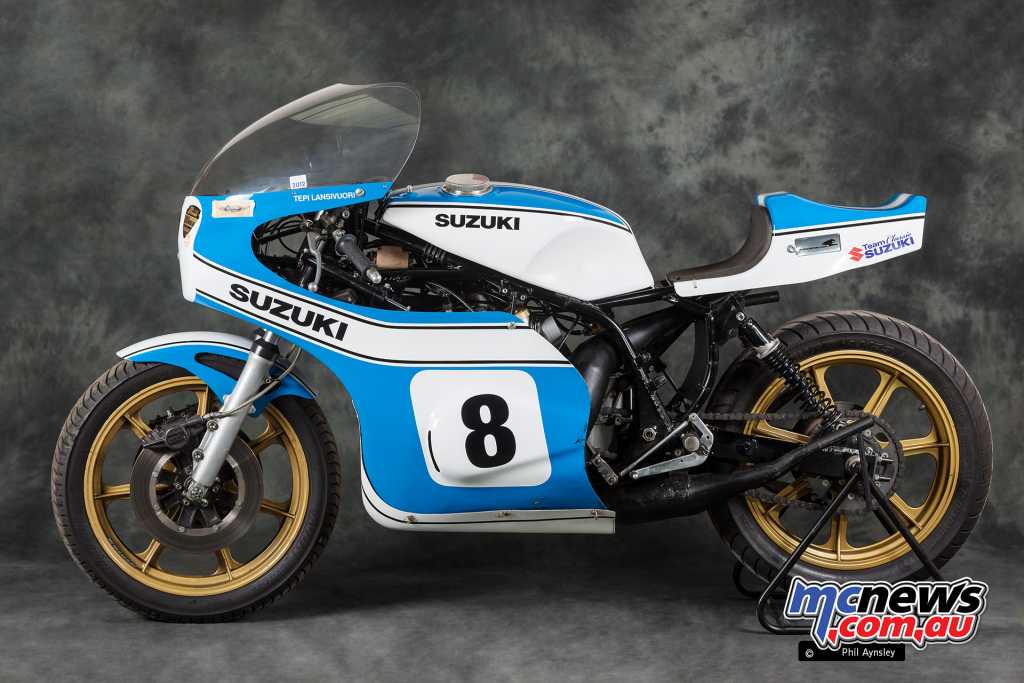 1975 was the peak of Suzuki TR750 development with a heavily updated chassis