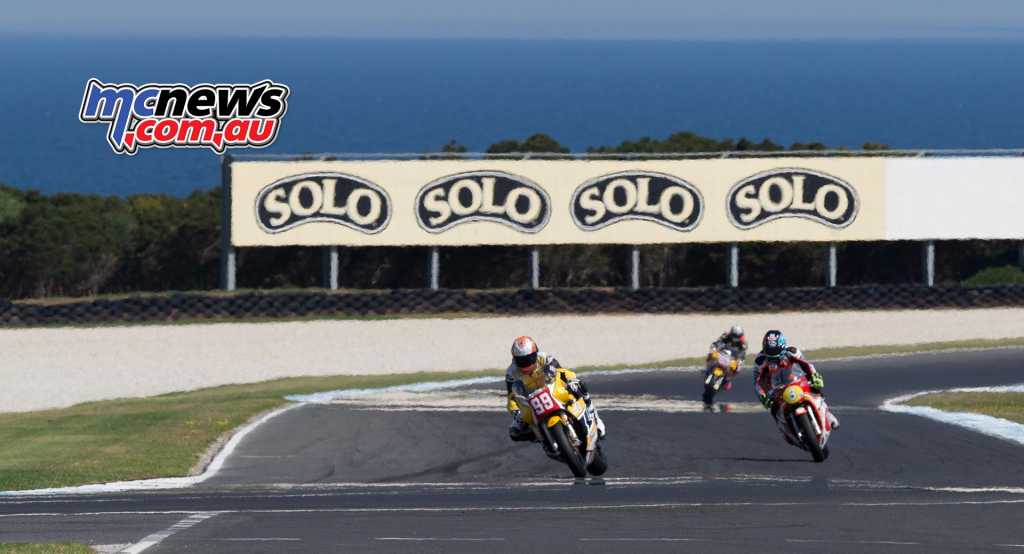 McWilliams leads into turn four on the final lap - Image by TBG