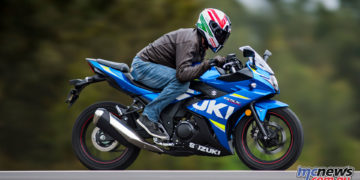 Suzuki's GSX250R offers a great entry level sporty themed option