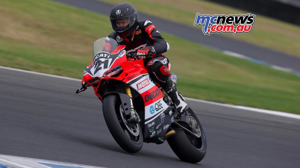 Troy Bayliss at Phillip Island today