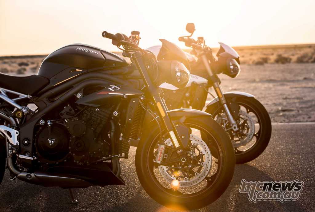 2018 Triumph Speed Triple RS and S2018 Triumph Speed Triple RS and S