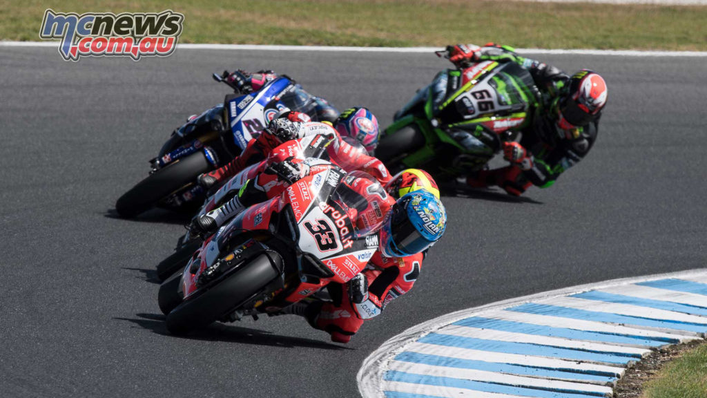 Marco Melandri made it two for two at The Island to open 2018