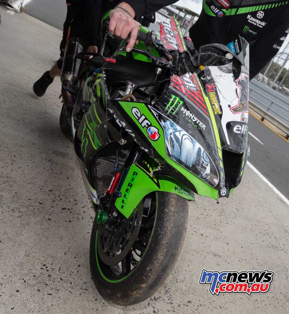 Rea crashed at turn 11 - Image by TBG