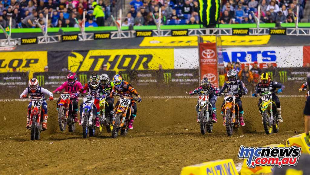 AMA Supercross Round 12 kicked off at Indianapolis