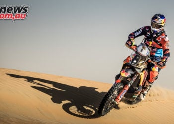 Toby Price faced problems in the Abu Dhabi Desert Challenge Stage 2