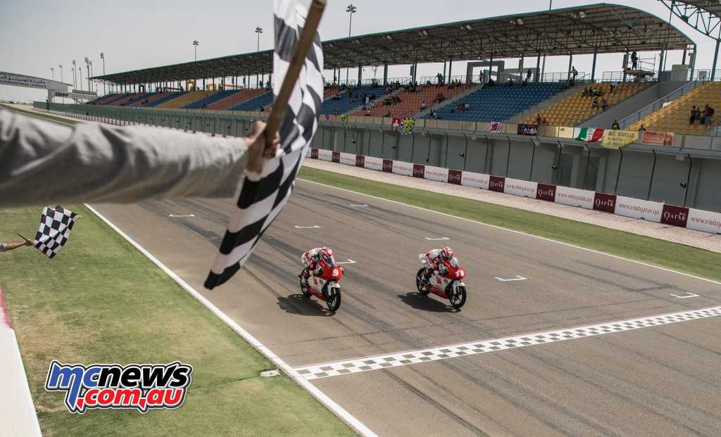 Haruki Noguchi pipped out of the win at Losail by Billy Van Eerde