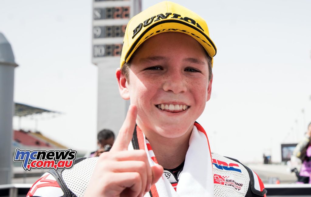Billy Van Eerde heads to Thailand holding down second place in the Asia Talent Cup standings