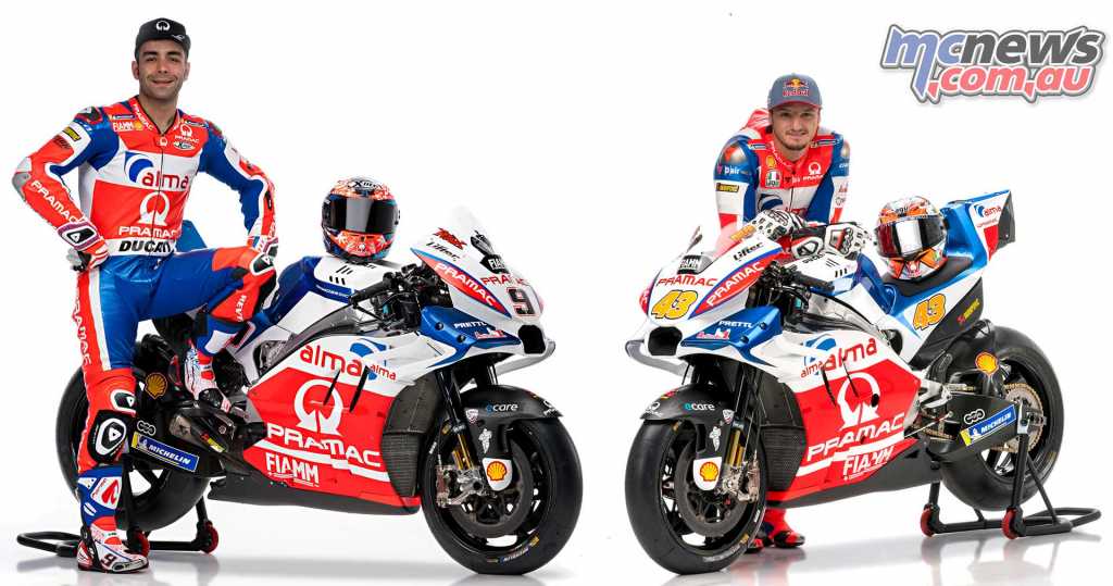 Alma Pramac Racing Ducati 2018 - Jack Miller and Danilo Petrucci