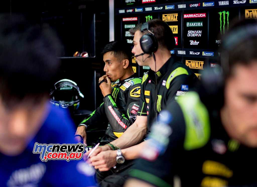 Hafizh Syahrin is making a promising start to his MotoGP career at Tech3 Yamaha