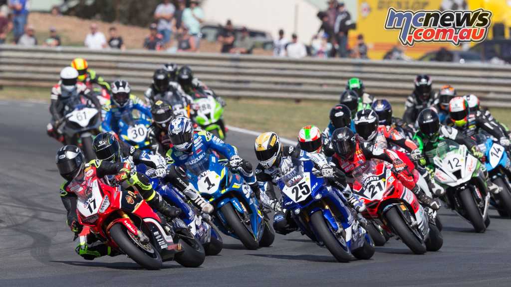 ASBK proved highly competitive at Wakefield Park with things heating up between Maxwell and Herfoss - Image by TBG Sport