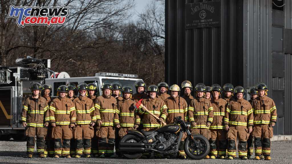 The Jack Daniel’s Limited Edition Indian Scout Bobber pays tribute to first responders