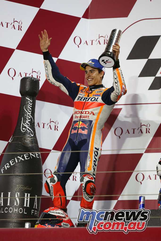 Marc Marquez - 2nd at Qatar season opener - Image by AJRN