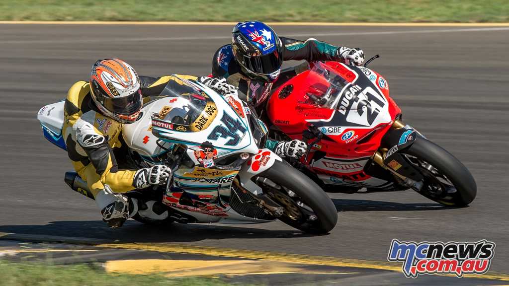Corser and McWilliams neck and neck