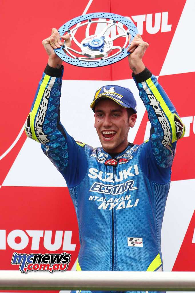 Alex Rins was on the podium in Argentina - Image by AJRN