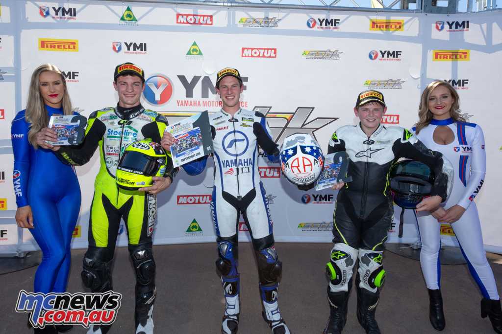 Tom Bramich topped the Supersport 300 Round 3 overall standings from Khouri and Ford