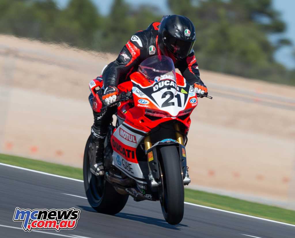 Troy Bayliss tops Thursday proceedings at The Bend - TBG Image