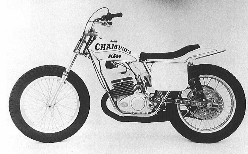 This is not the first time KTM have gone Flat Track racing... Check out this 1976 KTM Flat Track bike