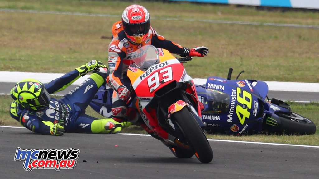 Marquez took out Rossi during #ArgentinaGP - Image by AJRN