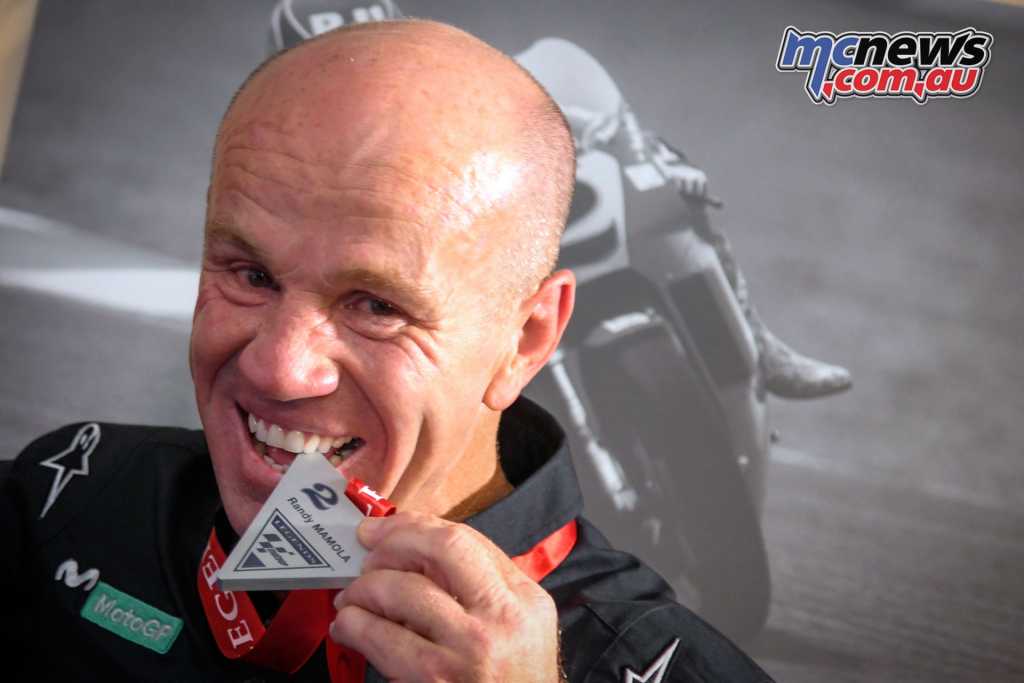 Randy Mamola is inducted into the World Championship Hall of Fame